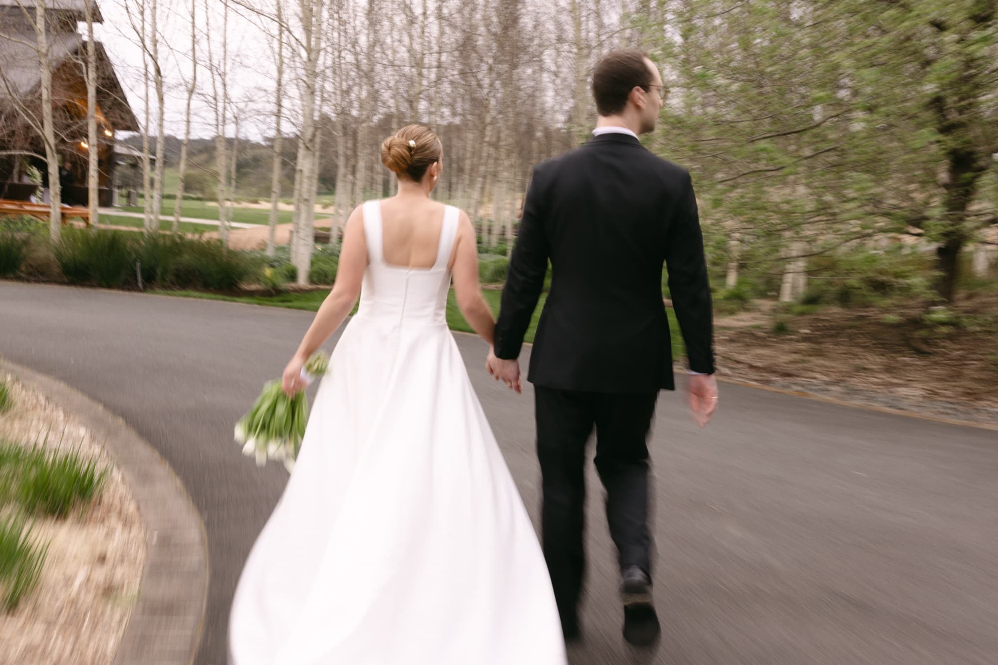 A wedding photograph colour-graded to the photographer's own style
